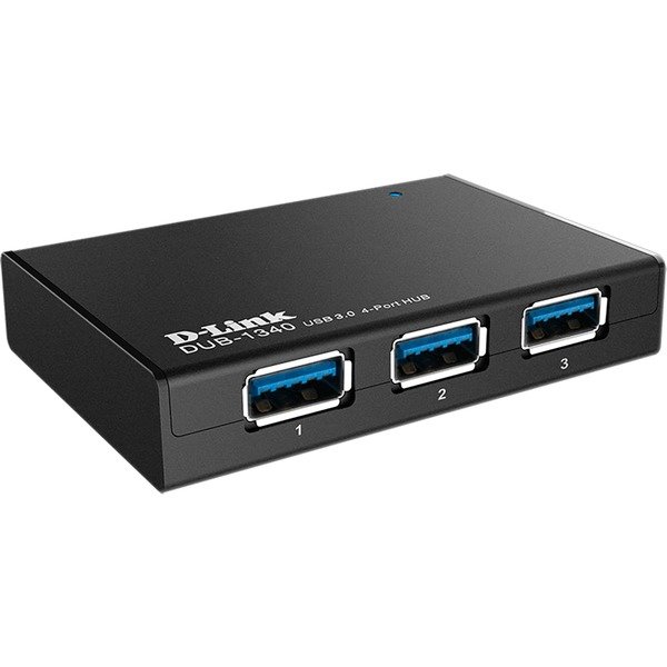 HUB USB 4-Port USB 3.0 Hub Active Negru