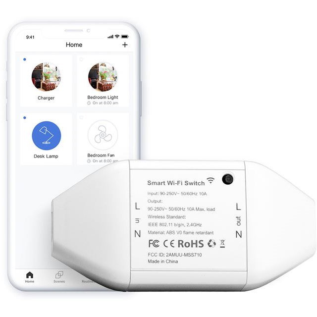 DIY Universal Switch pentru interior Compatibila Apple HomeKit WiFi Alb