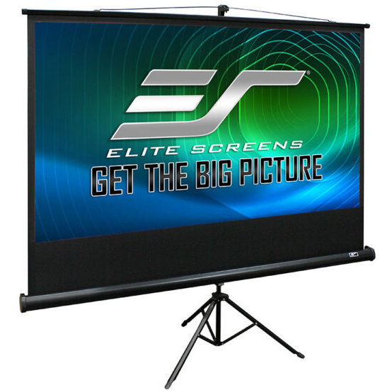 Ecran de proiectie Cu Trepied 266 x 149cm Profesional EliteScreens T120UWH Format 16:9 Negru