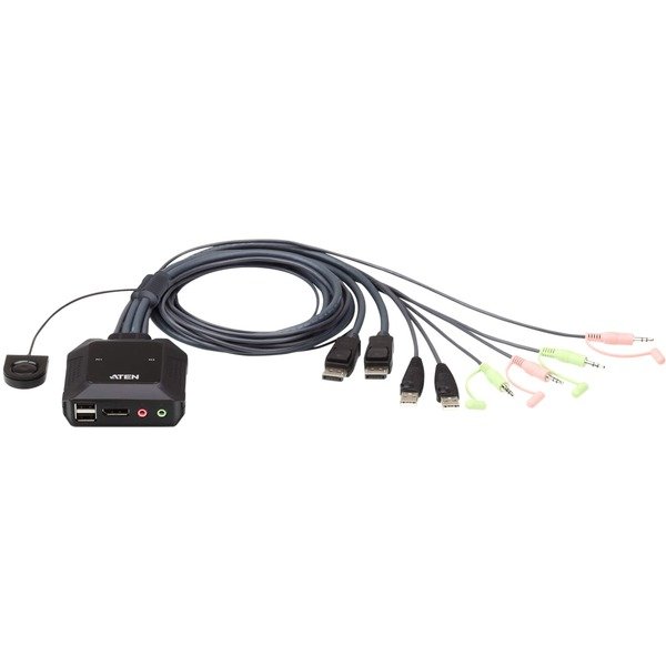 Cablu Comutator Aten USB DP KVM Switch Negru