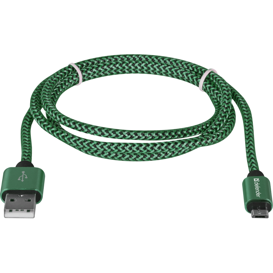 Cablu Date Micro Usb  USB08-03T PRO USB2.0 2.1A 1m Verde