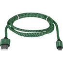 Cablu Defender Date Micro Usb  USB08-03T PRO USB2.0 2.1A 1m Verde