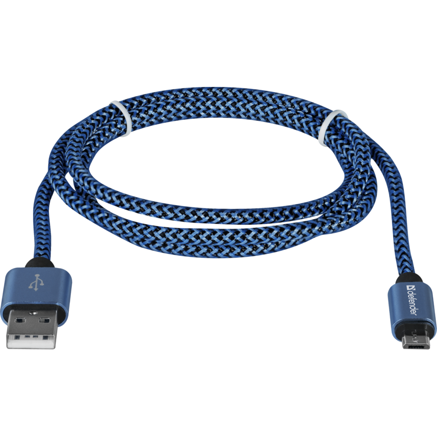 Cablu Date Micro Usb  PRO USB2.0 2.1A 1m Albastru