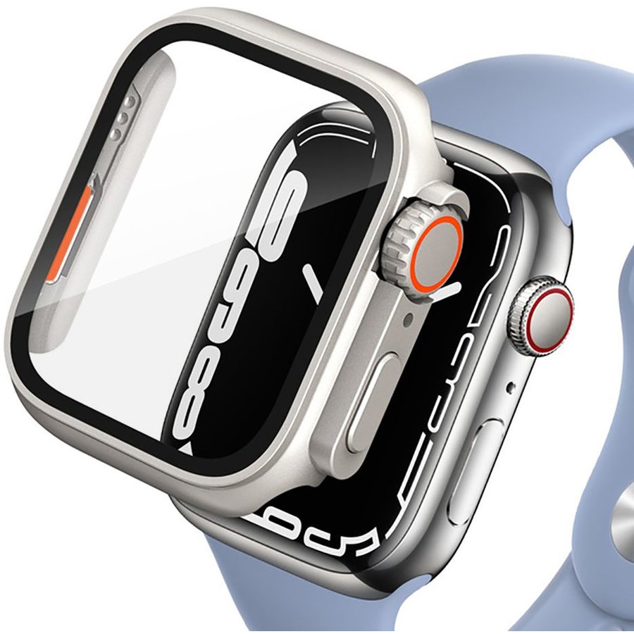 Curea Smartwatch compatibila cu Apple Watch 4/5/6/SE 44 mm Titanium