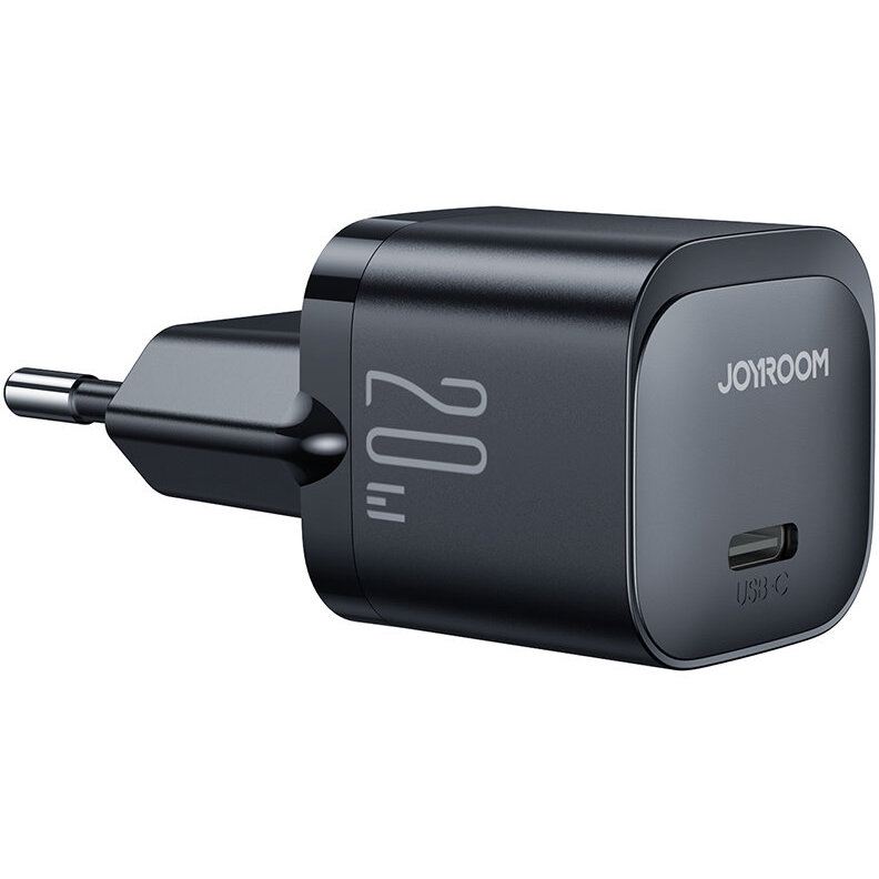 Incarcator Mini JR-TCF02, USB-C, Quick Charge, 20W, Negru