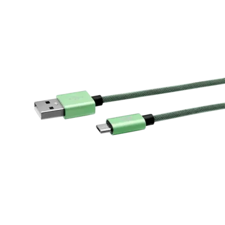 Cablu EGO Date Micro Usb   3A 2m Verde