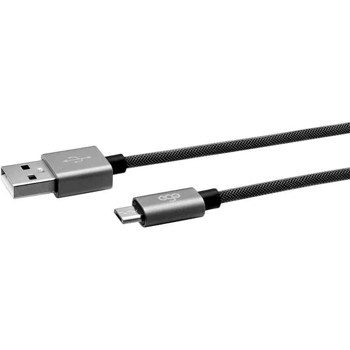 Cablu Date Micro Usb   3A 2m Gri