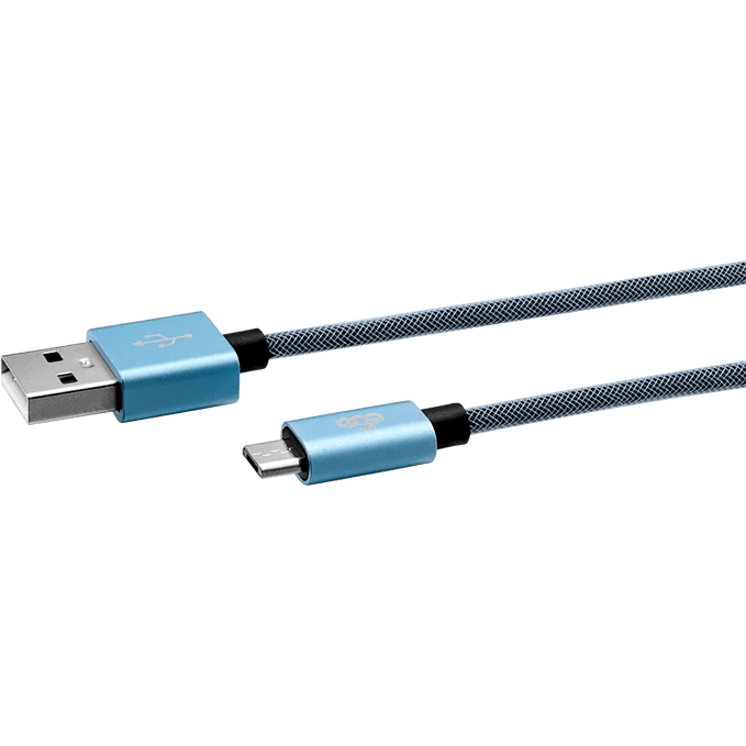 Cablu Date Micro Usb   3A 2m Albastru