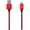 Cablu EGO Date Lightning   3.4A 0.3m Rosu
