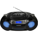 Radio Portabil Blaupunkt BB31LED Bluetooth FM MP3 AUX USB Ceas Cu Alarma Lumini LED Negru