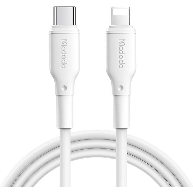 Cablu de date CA-7290, USB-C la Lightning, 3A,  480 Mbps, 1.2m Alb