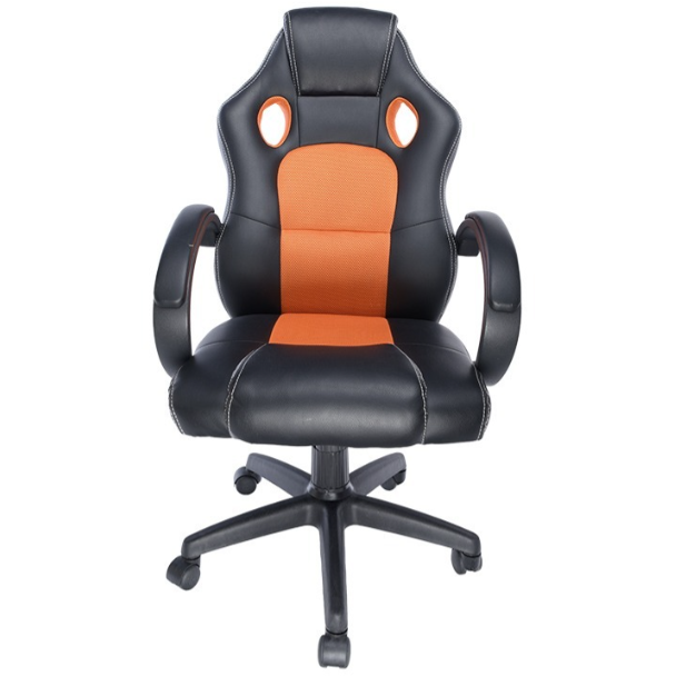Scaun Gaming Greutate Max. 120kg 59 x 70 x 106~114cm Negru/Portocaliu