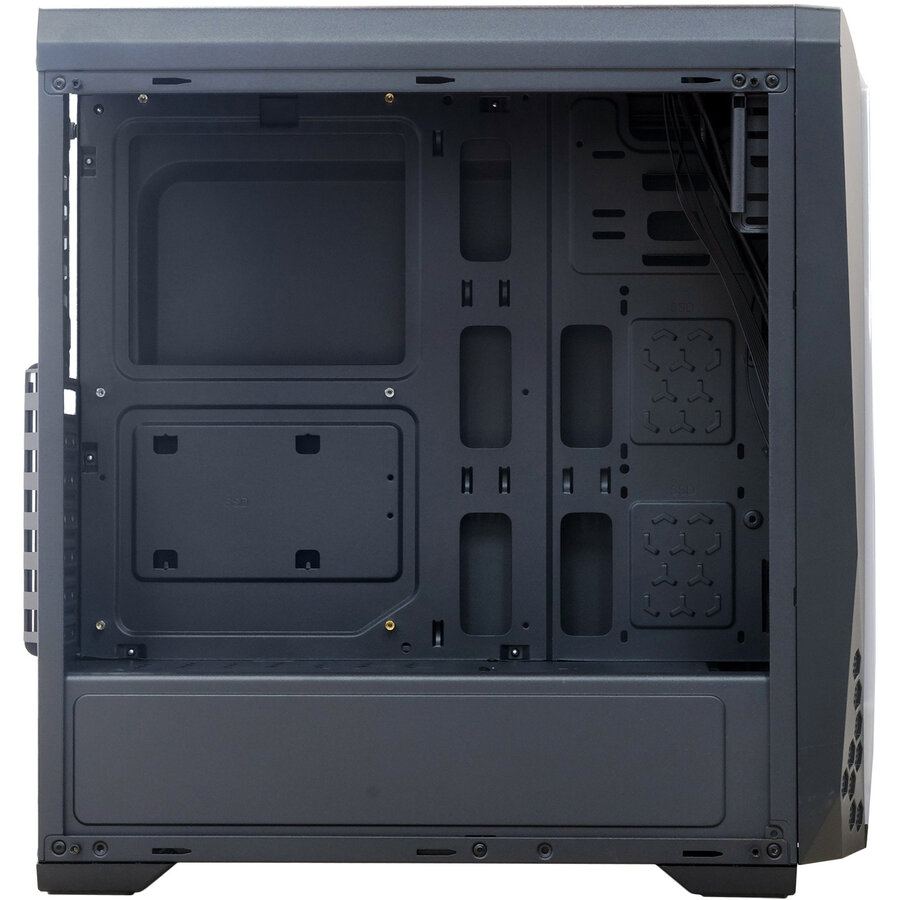 Carcasa Spacer Gaming Middle Tower ATX Fără Sursa Sticlă Securizată Negru/RGB — imaginea 5