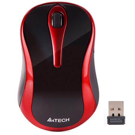Mouse A4Tech PC Wireless Negru Rosu