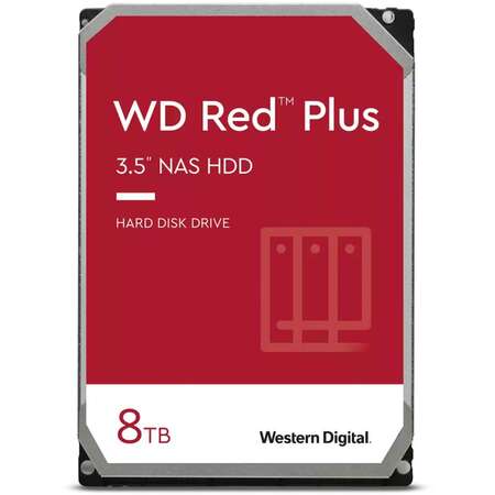 HDD Western Digital WD Red Plus 8TB SATA 6Gb/s 3.5inch 128MB Cache 5400RPM