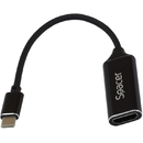 Adaptor USB 3.1 Type-C La HDMI 15cm Rezolutie Maxima 4K UHD Negru