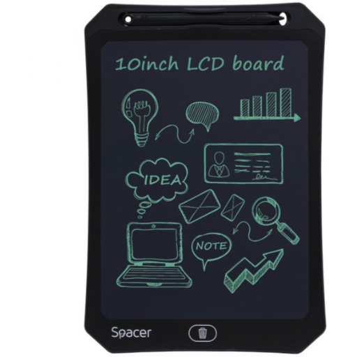 Tableta LED Pentru Scris Si Desenat Interactiva E-learning Negru