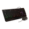 Kit tastatura si mouse Spacer USB Tastatura RGB Rainbow + Mouse Optic 7 Culori Negru