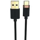 USB-A - USB-C 1m Negru