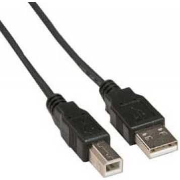 Cablu USB Spacer Pentru Imprimanta USB 2.0 La USB 2.0 Type-B 3m Negru