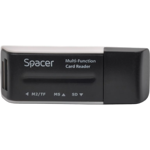 Card reader Interfata USB 2.0 Citeste/Scrie: SD, microSD, XS, SM Plastic Negru