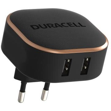 Incarcator Dual USB-A 17W Negru