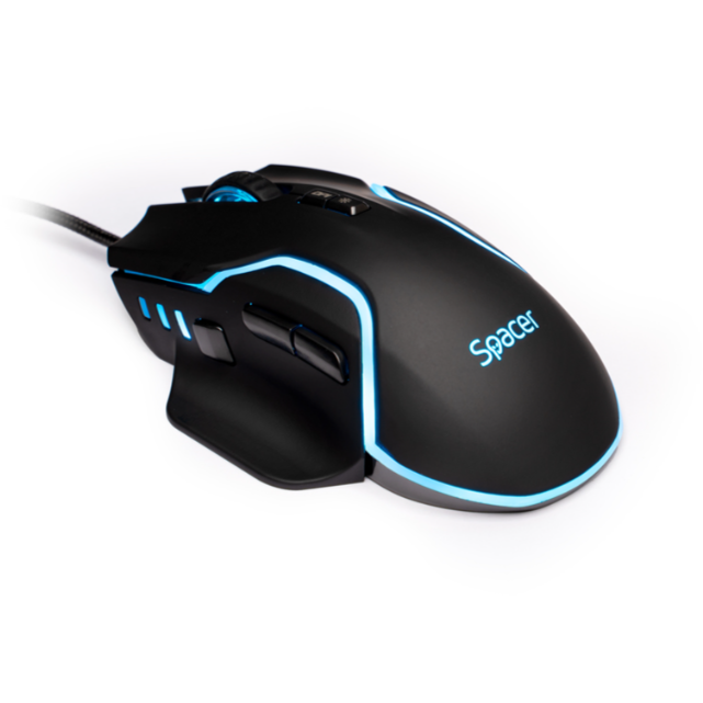 Mouse Gaming Cu Fir USB Optic 12.000dpi Iluminare RGB/Negru