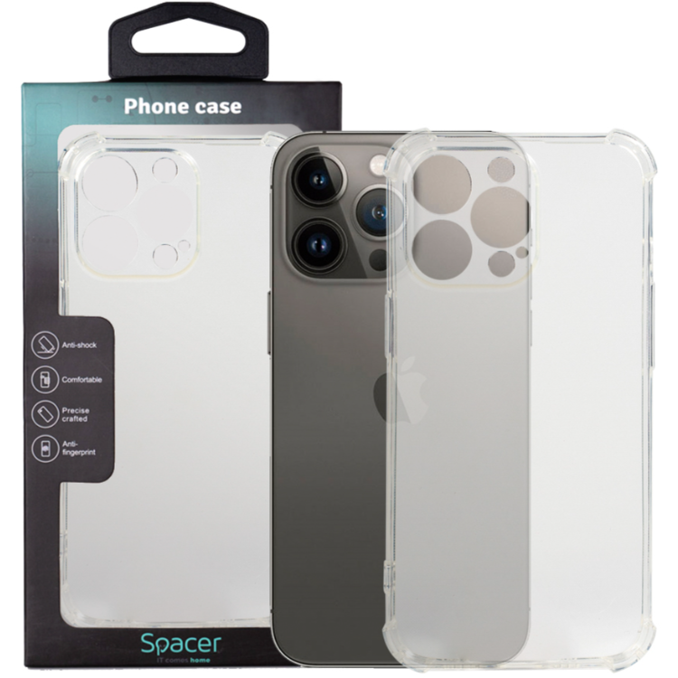 Husa Spacer Pentru Iphone 13 Pro TPU Transparent