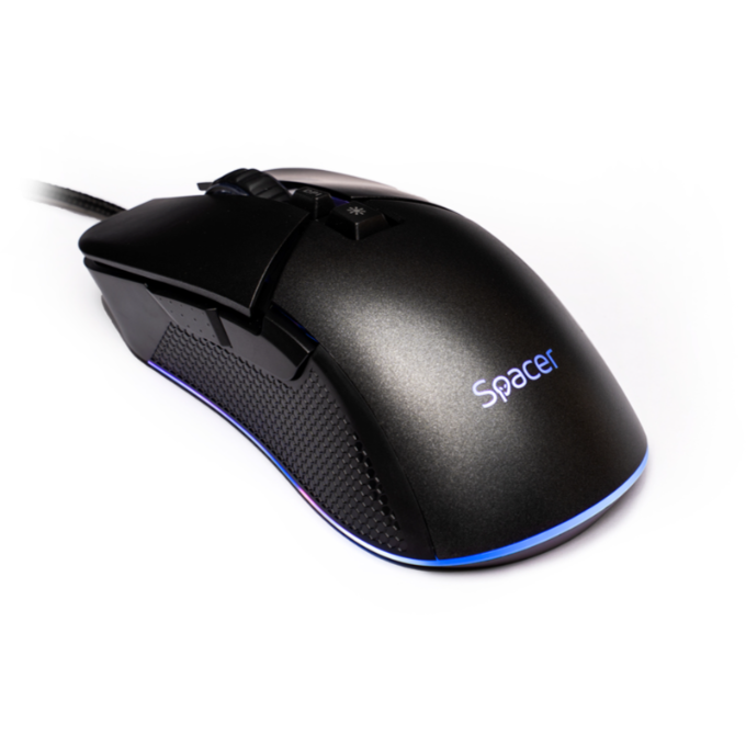 Mouse Gaming Cu Fir USB Optic 8.000dpi Iluminare RGB/Negru