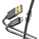 Metal USB A Lightning Antracit