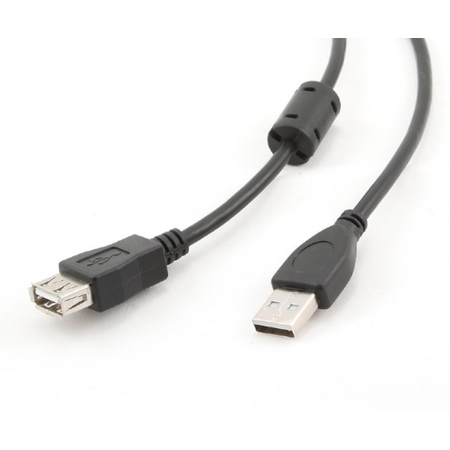 Cablu USB Spacer Prelungitor USB2.0 La USB2.0 3m Negru