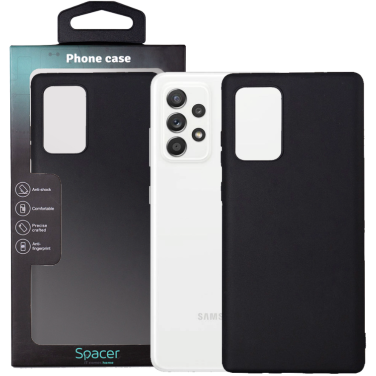 Husa Spacer Pentru Samsung Galaxy A52S TPU Negru