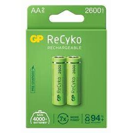 Acumulatori ReCyko 2600mAh AA (LR6) 1.2V NiMH paper box 2 buc. GP270AAHCE-2EB2 GPRHC272E000 (include