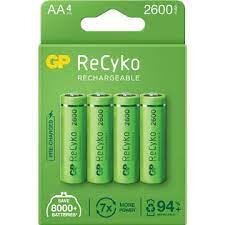 Acumulatori ReCyko 2600mAh AA (LR6) 1.2V NiMH paper box 4 buc. GP270AAHCE-2EB4 GPRHC272E001 (include