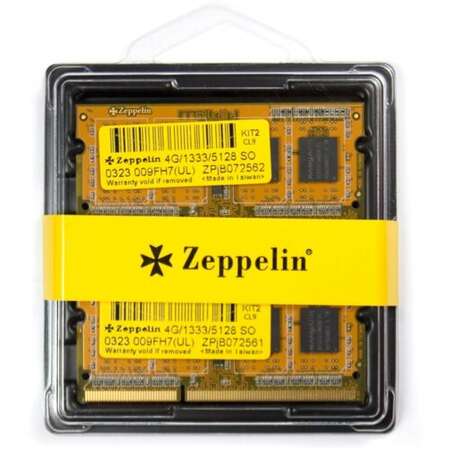 Memorie laptop Zeppelin 8GB (2x4GB) DDR3 1333MHz