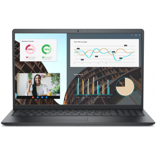 Laptop Vostro 3530 FHD 15.6 inch Intel Core i7-1355U 16GB 512GB SSD Windows 11 Pro Carbon Black