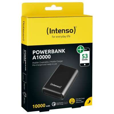 Power Bank Intenso A10000 10000mAh 1x USB 1x USB-C Black