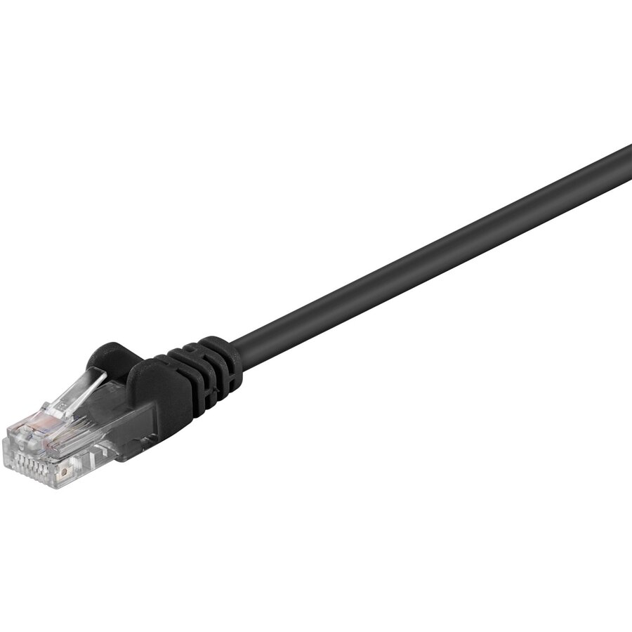 Patchcord U/UTP Cat 5E 7.5m Black