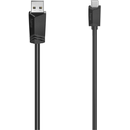 USB A Plug USB C USB 2.0 Negru
