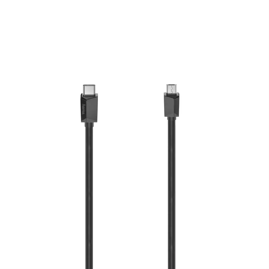 Cablu de Date USB C Micro USB Negru