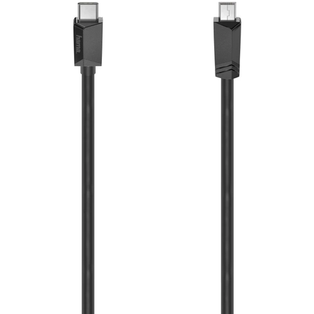 Cablu de Date Hama USB C Mini USB Plug Negru