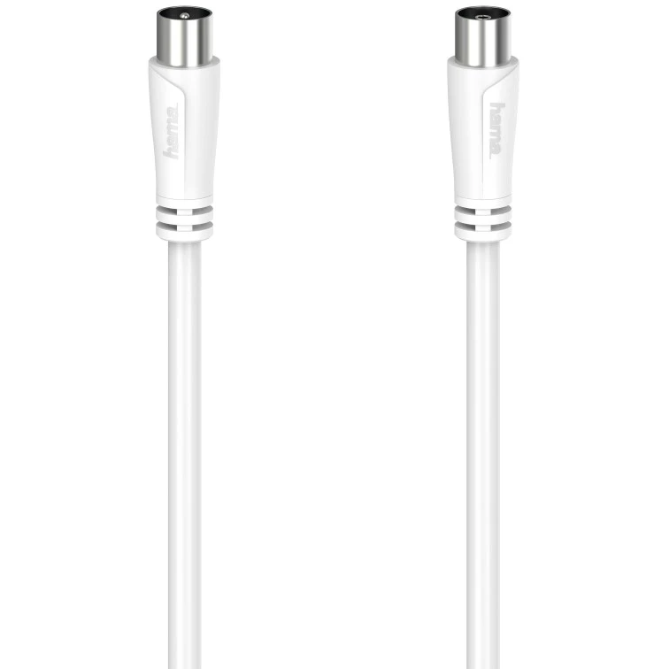 Cablu Hama Antena Coaxial Alb