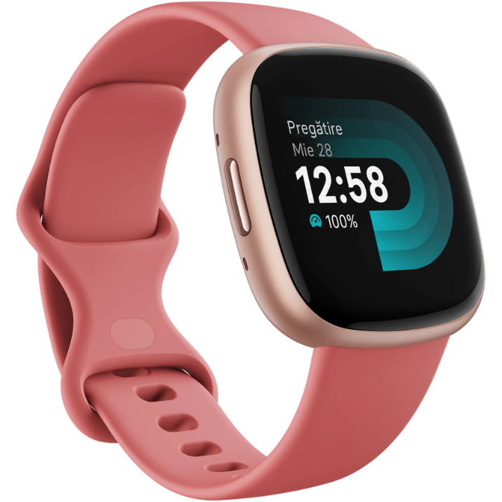 Bratara Fitness Versa 4 Pink Sand / Copper Rose Aluminum