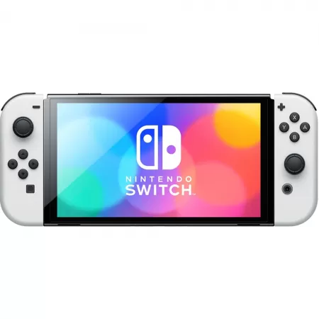 Consola Switch Nintendo OLED 7inch Memorie 64GB Alb
