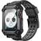 Accesoriu smartwatch Supcase Set husa, curea si 2 protectii ecran  Unicorn Beetle Pro compatibil cu Apple Watch 4/5/6/7/8/SE 44/45mm Black