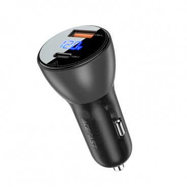 Incarcator Auto Acefast B6 63W 3.6A 1 x USB-A - 1 x USB-C Negru