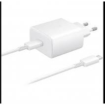 Incarcator Retea cu Cablu USB-C EP-TA845 + DW767JWE 45W 4.05A 1 x USB-C  Alb GP-PTU020SOFWQ