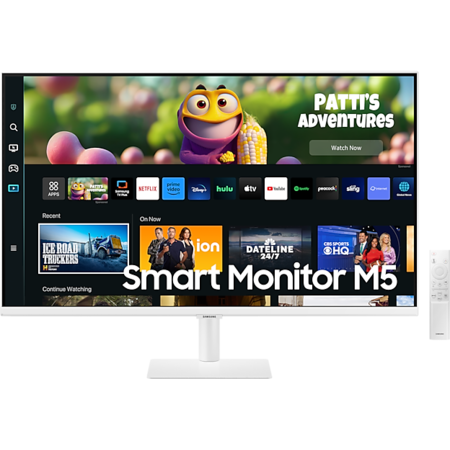Monitor Smart cu TV Experience Samsung LS32CM501EUXDU 32inch FHD White