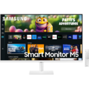 Monitor Smart cu TV Experience Samsung LS32CM501EUXDU 32inch FHD White