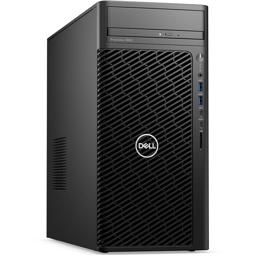 Sistem desktop Precision 3660 Intel Core i9-13900K 64GB 2TB SSD RTX A5000 Windows 11 Pro Black